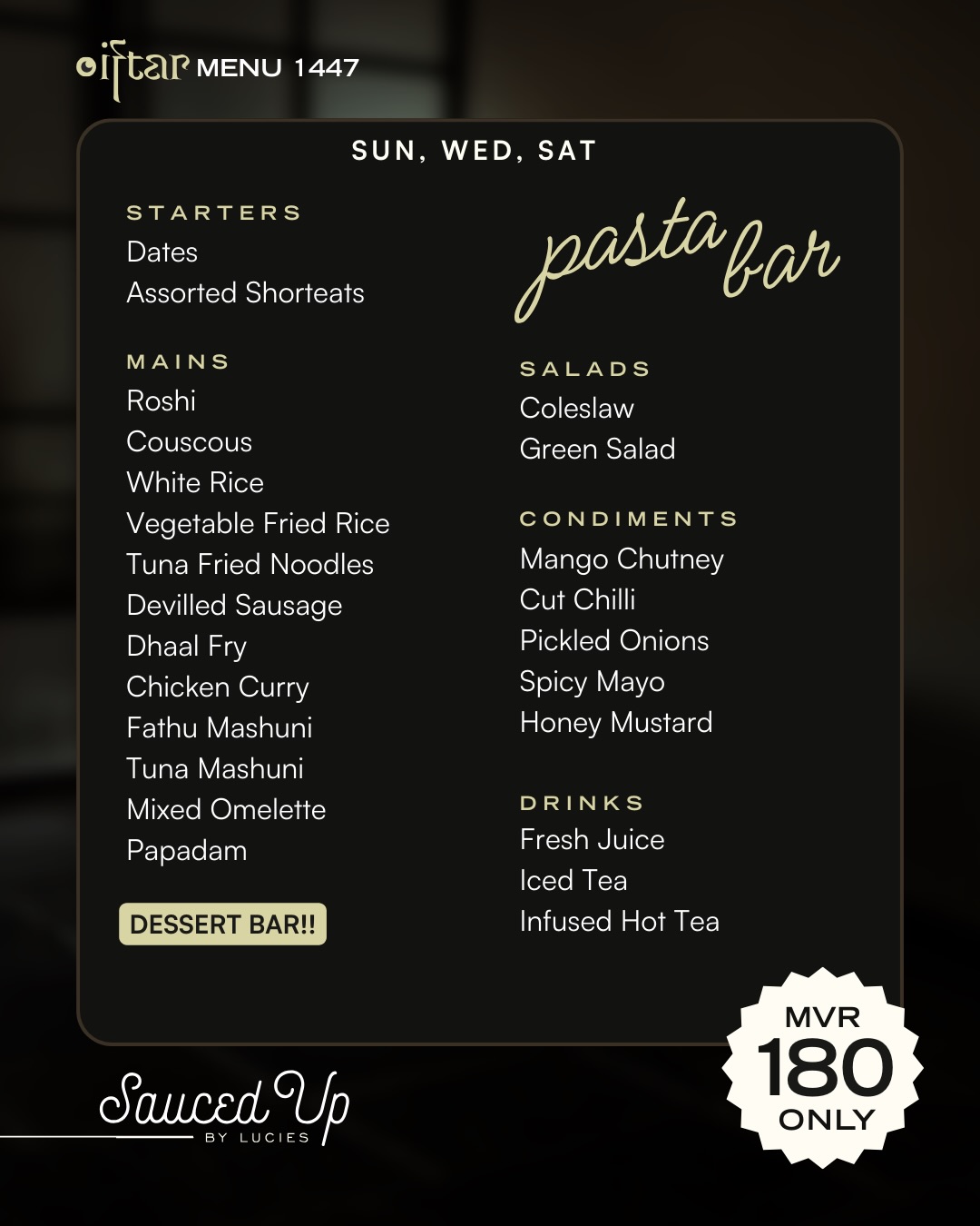 Gallery image 3 for Saucedup by Lucies in Malé