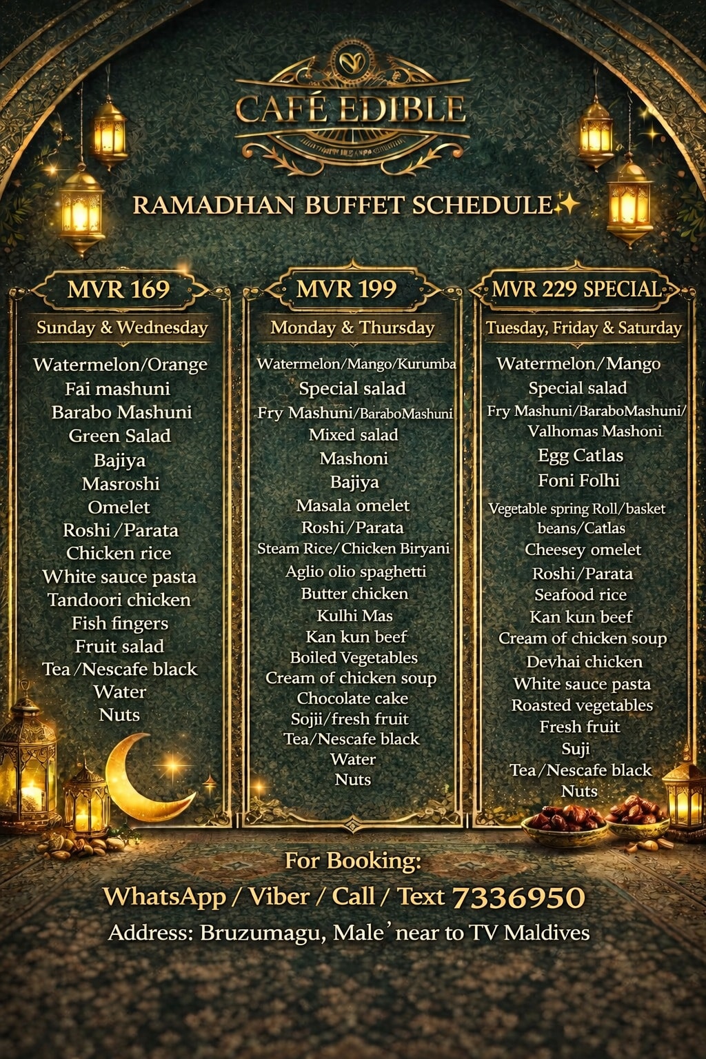 Gallery image 1 for Cafe' Edible in Malé