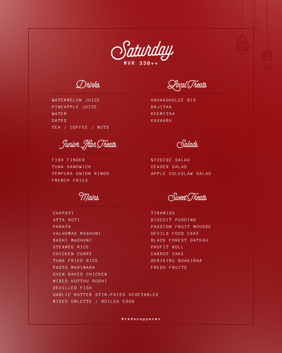 Gallery image 2 for Red Snapper & Coffee Beans in Hulhumalé