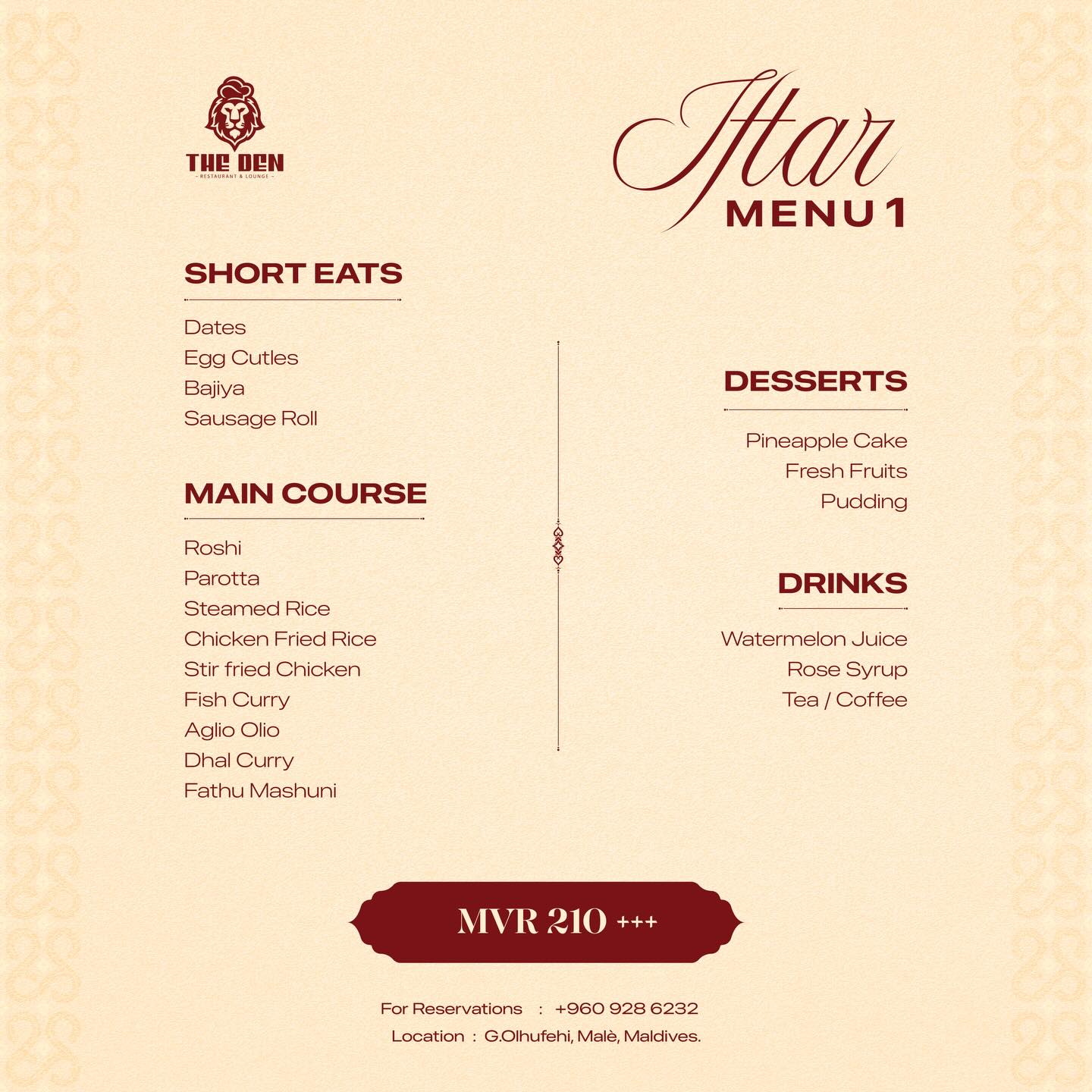 Gallery image 2 for The Den in Malé